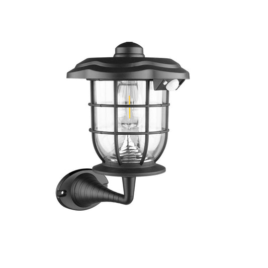 Tungsten wire lamp household wall lighting street lamp human body sensing lamp outdoor solar garden lamp